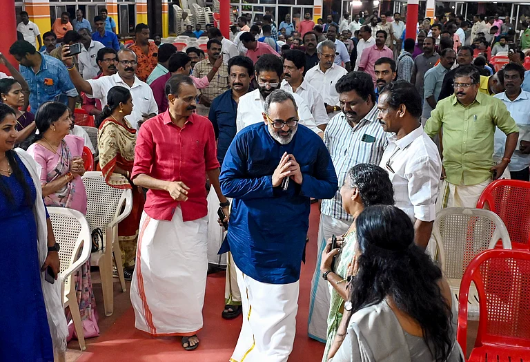 BJP’s Rajeev Chandrashekhar - - Getty Images