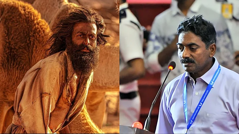 Prithviraj Sukumaran in 'Aadujeevitham', Najeeb Muhammad - X