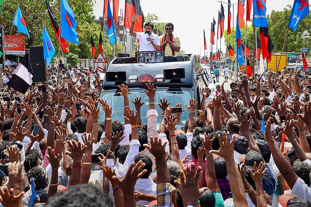 DMK campaign for LS polls in Theni