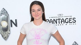 Shailene Woodley at the opening night of 'The Book of Mormon'