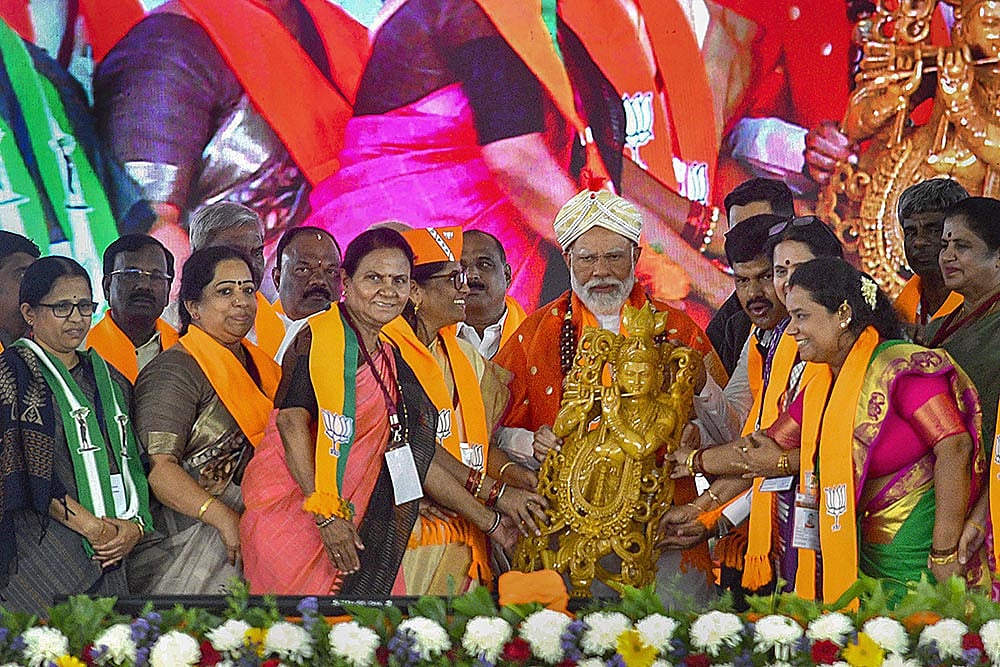 PM Modis rally in Shivamogga