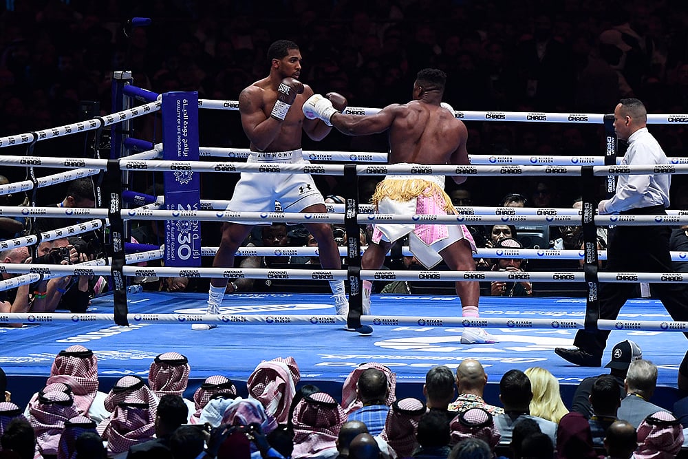 Saudi Arabia Boxing Joshua vs Ngannou