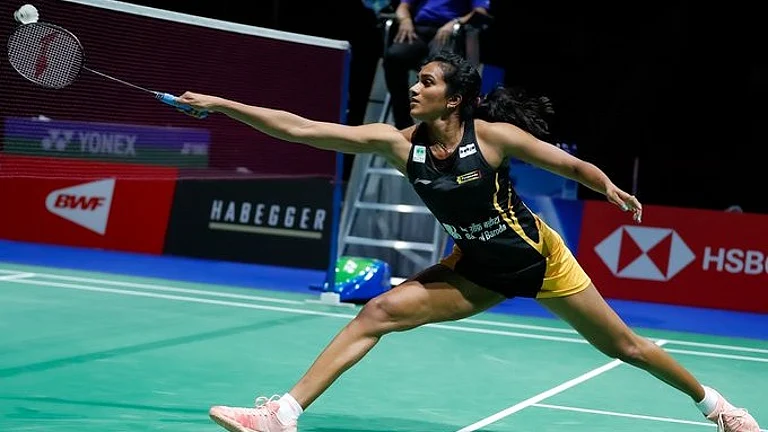 PV Sindhu bows out of the 2024 Spain Masters fighting down in the quarterfinals against Supanida Katethong. - (Photo: X | India_AllSports)