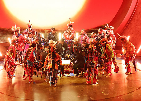 Osage Performers At Oscars 2024 - Getty Images