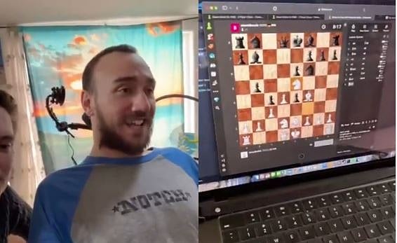 X/@Iam_StephenMusk : Noland Arbaugh, the first patient with Elon Musk's Neuralink brain chip plays chess |