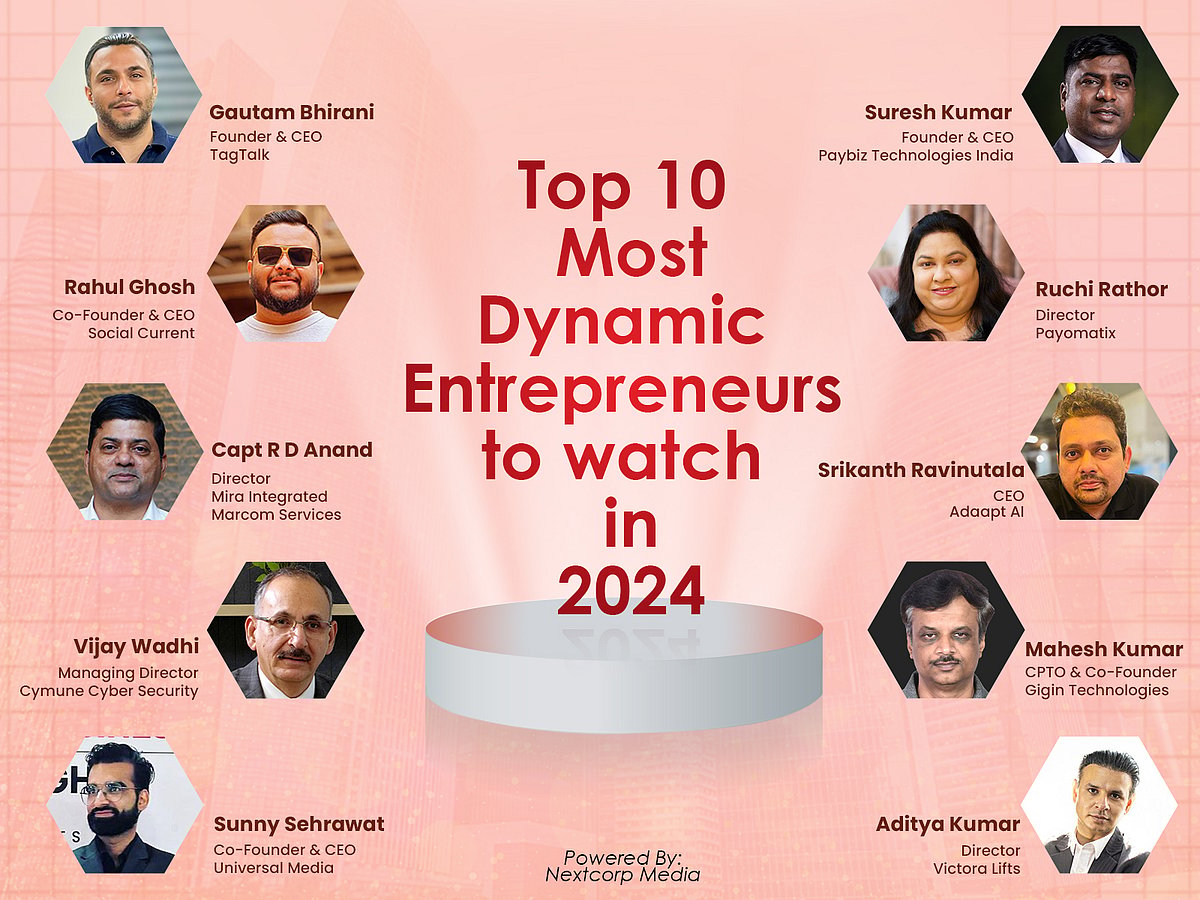 TOP 10 Most Dynamic Entrepreneurs To Watch In 2024 