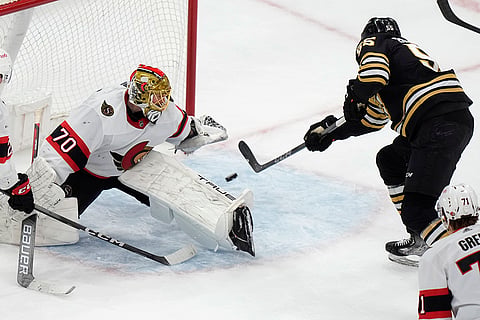 NHL: Boston Bruins vs Ottawa Senators