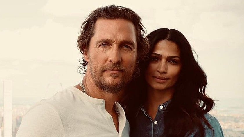 Instagram : Matthew McConaughey with wife Camila Alves McConaughey