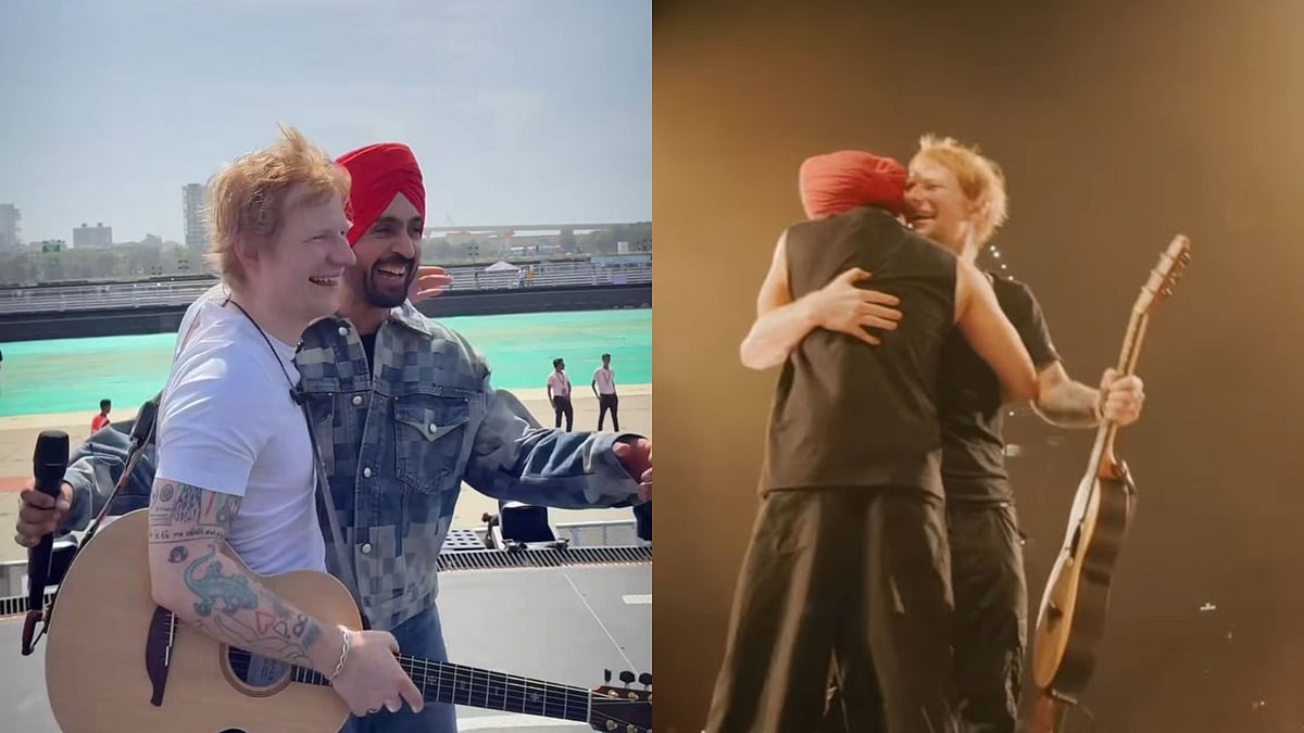 Instagram : Ed Sheeran and Diljit Dosanjh