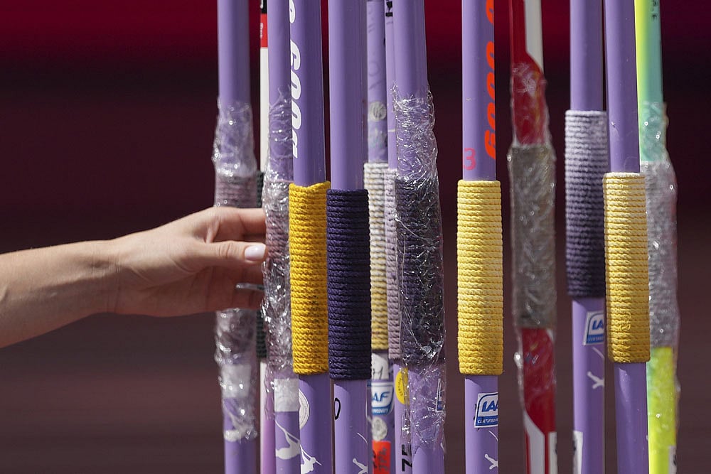 File : Arshad Nadeem, who recently underwent surgery for an elbow problem, said he owned just one javelin and had been using it for the last seven-eight years.