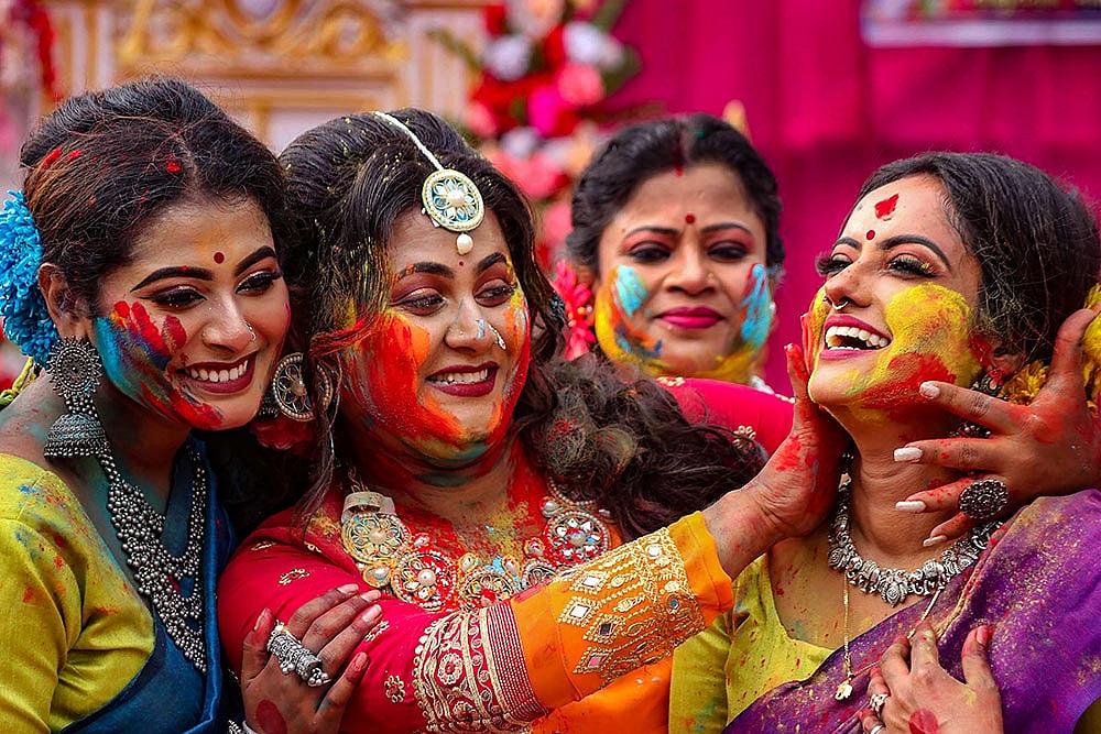 Holi celebrations in Balurghat