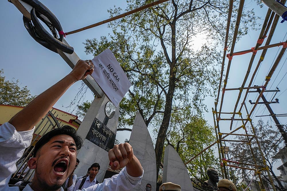 Protest After MHA Notified CAA Rules