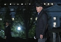 White House Encourages House GOP To ‘Move On’ From Biden Impeachment Effort AP : President Joe Biden arrives at the White House from a campaign trip to Michigan.