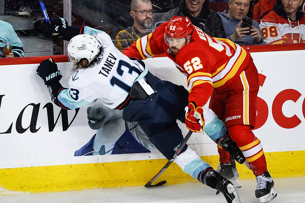 NHL 2023-24: Seattle Kraken vs Calgary Flames