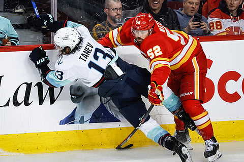 NHL 2023-24: Seattle Kraken vs Calgary Flames