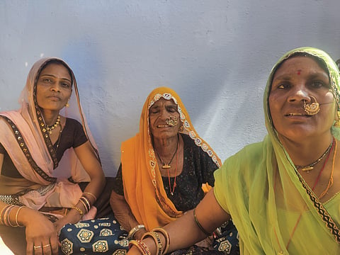 Mamta's grandmother (middle)