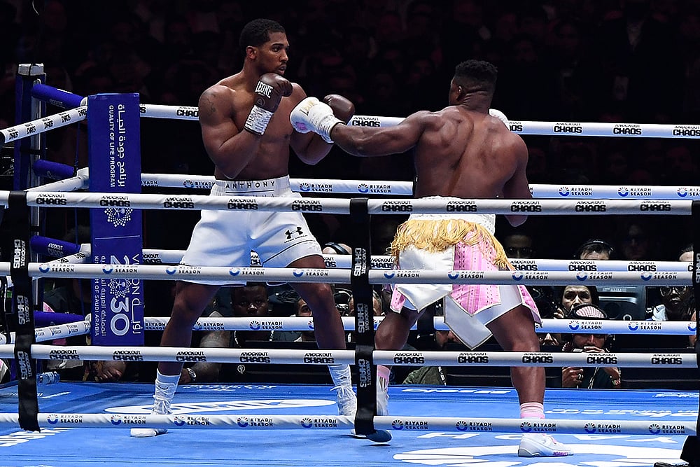 Saudi Arabia Boxing Joshua vs Ngannou