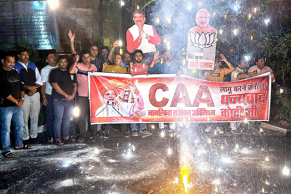 Celebrations after centre notified CAA rules