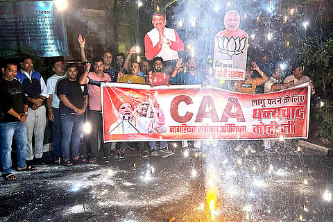 Celebrations after centre notified CAA rules