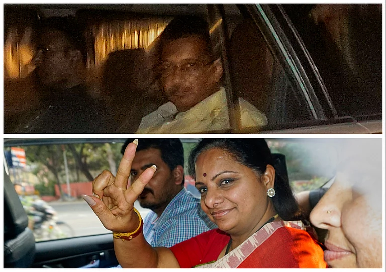 Delhi CM Arvind Kejriwal and BRS Leader K Kavitha have been arrested in connection with the excise policy case - PTI/File