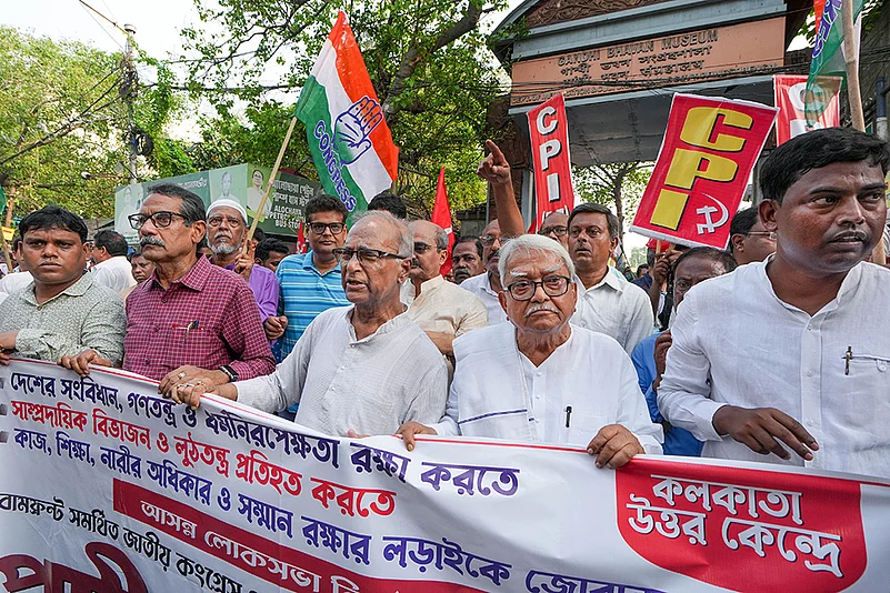 Election campaign in Kolkata