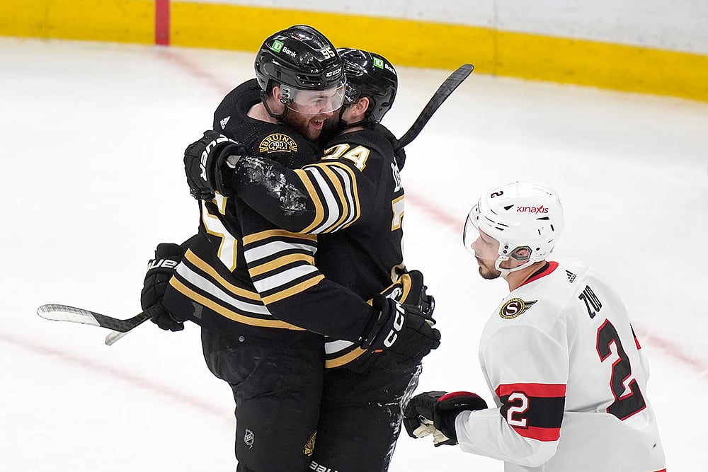 NHL: Boston Bruins vs Ottawa Senators