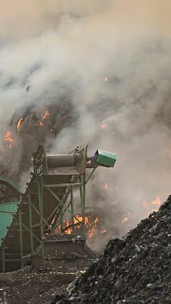 Ghazipur Landfill Fire |