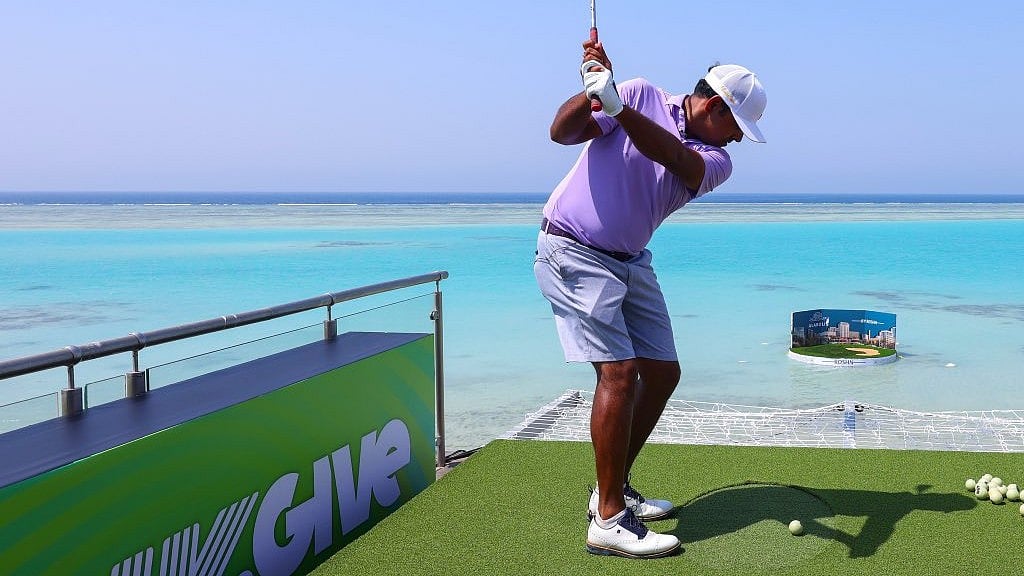 Anirban Lahiri landed on T-14 Spot in the LIV Golf Adelaide tournament. - Anirban Lahiri/X
