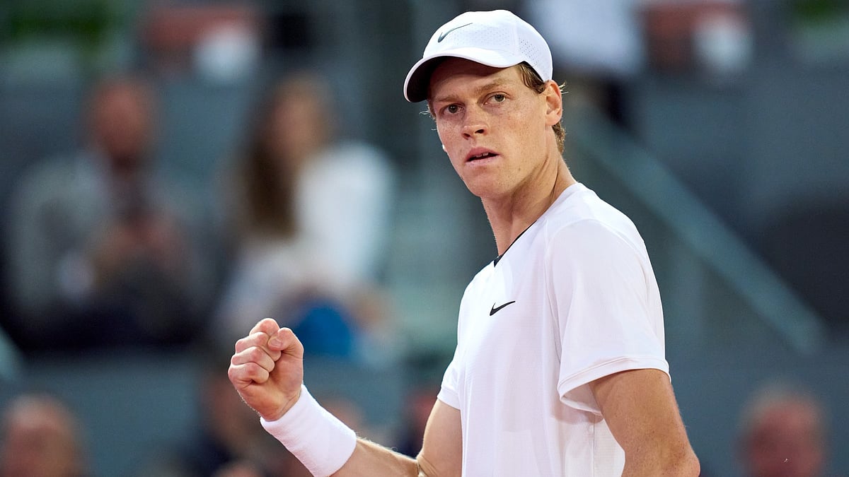 Jannik Sinner will face either Casper Ruud or Felix Auger-Aliassime next.