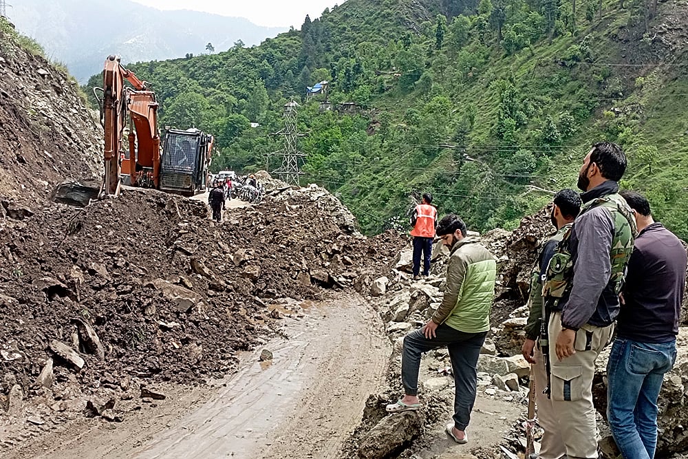 Landslide in Ramban
