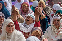 My Mother’s Ramadan Representative Image/Getty Images : A Kashmiri Muslim woman prays while waiting for congregational Eid-al-Fitr prayers at Hazratbal on Eid-al-fitr, a festival celebrated by Muslims worldwide on April 10, 2024 in Srinagar, Indian administered Kashmir, India.