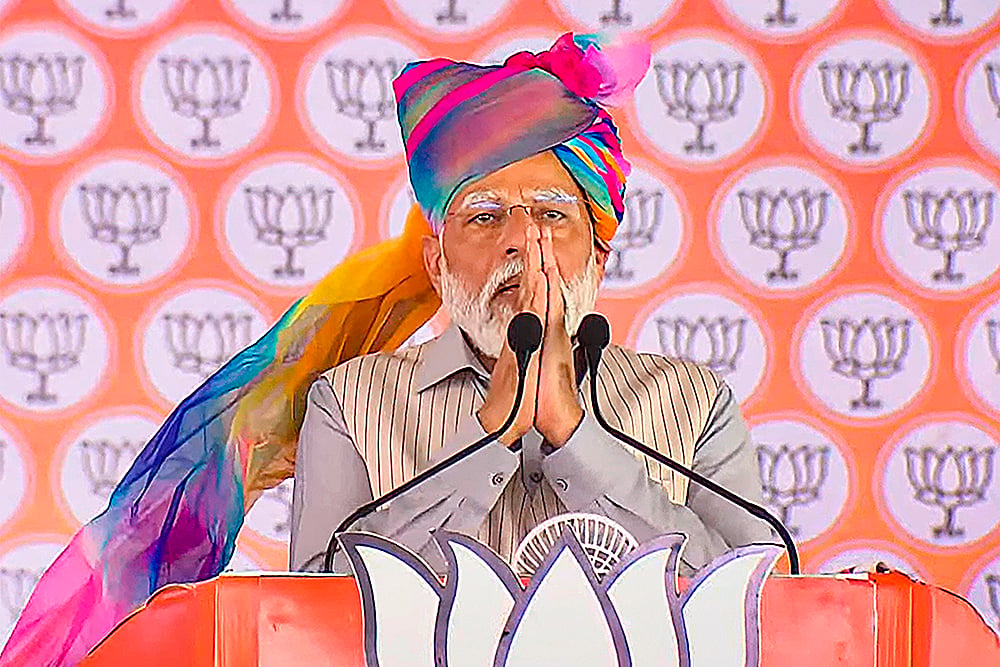 PTI : PM Modi in Rajasthan
