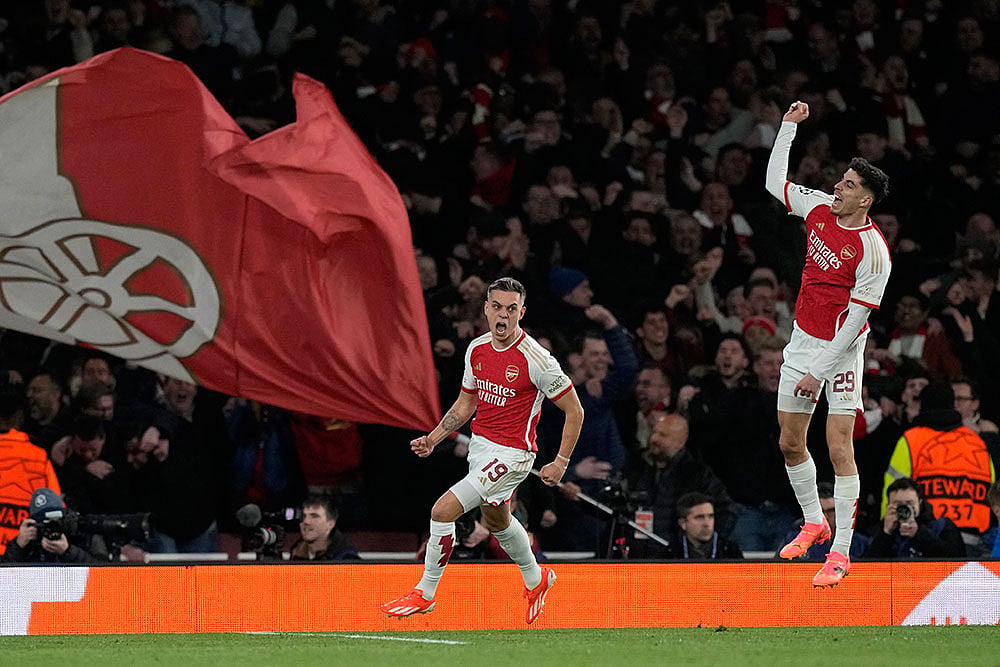 Photo: AP/Frank Augstein : Champions League: Arsenal vs Bayern Munich