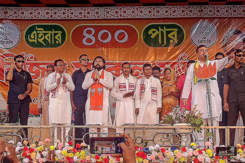 Nisith Pramaniks campaign for LS polls