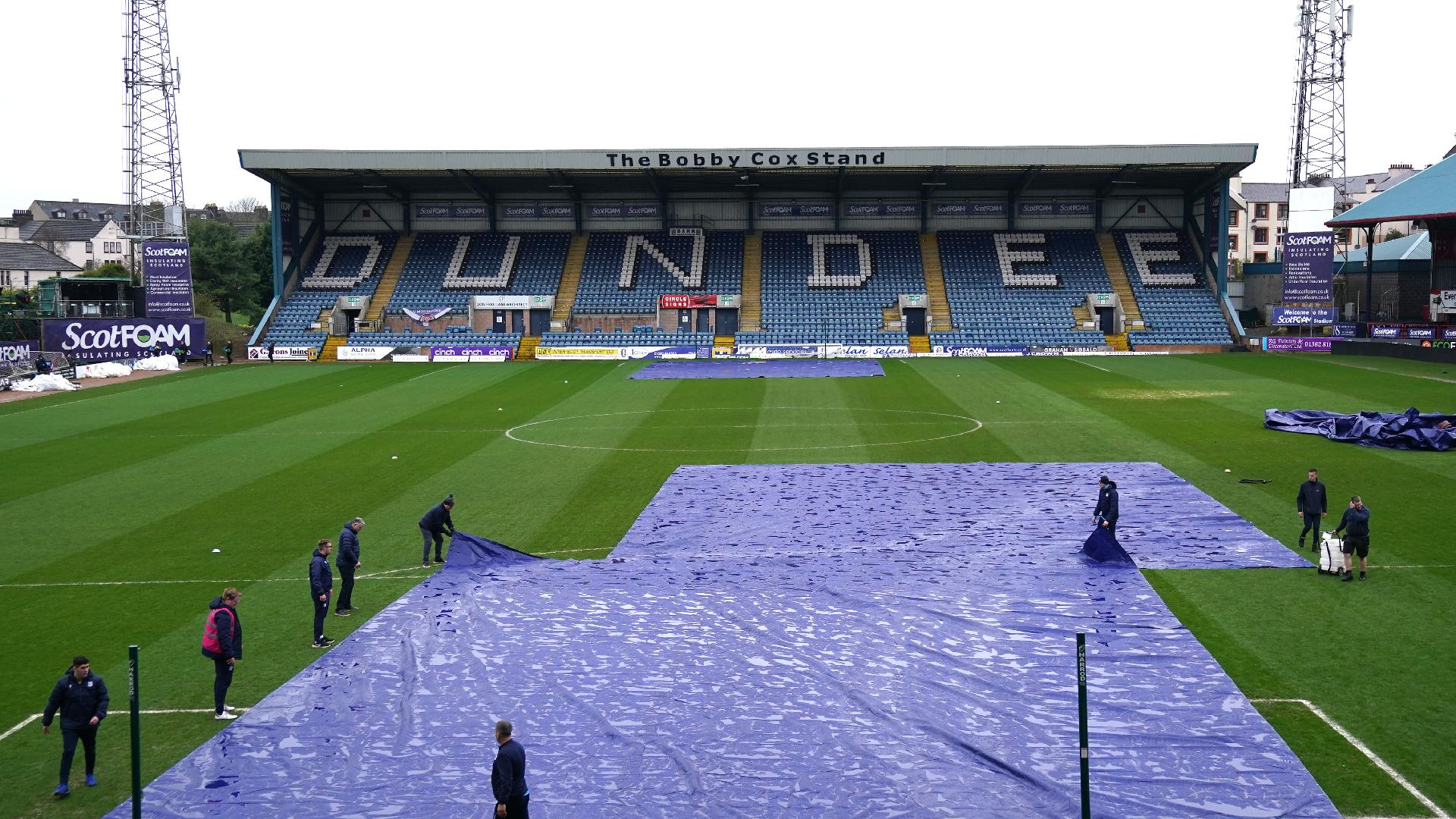 Andrew Milligan/PA : Dundee partly blamed climate change for pitch problems.