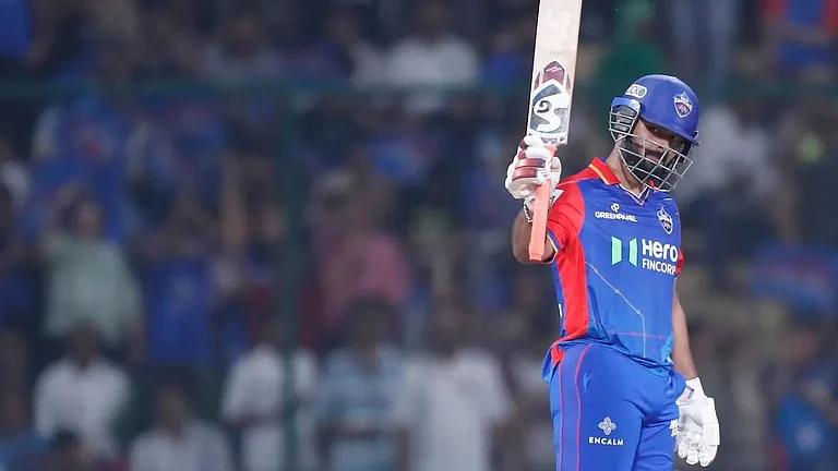 Rishabh Pant's unbeaten 88 off 43 balls helped Delhi Capitals secure a win against Gujarat Titans. - IPL/BCCI