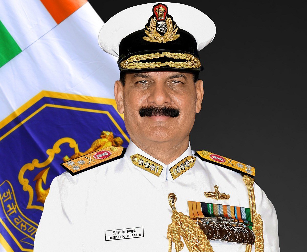 X/@SpokespersonMoD : Vice Admiral Dinesh Kumar Tripathi 