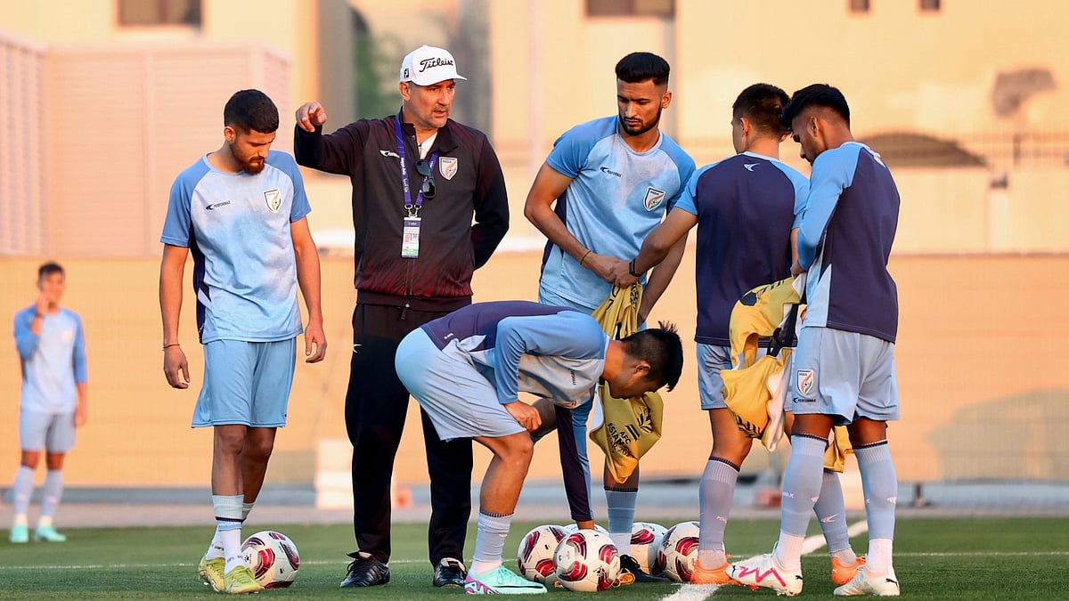 X | Igor Stimac : India National Football team with coach Igor Stimac. 