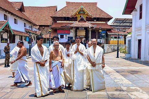 Devendra Fadnavis in Thiruvananthapuram