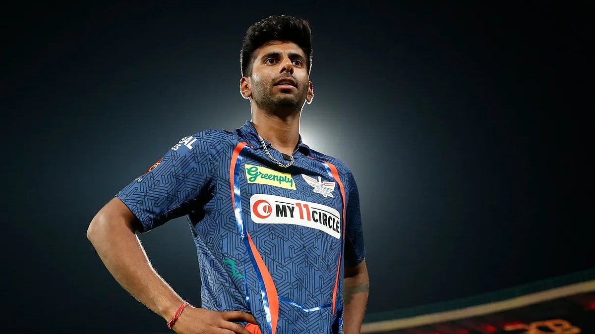 Lucknow Super Giants fast bowler Mayank Yadav after helping the team beat Royal Challengers Bengaluru in Indian Premier League 2024, match 15. - BCCI/IPL