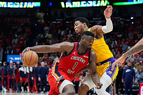 NBA: Los Angeles Lakers vs New Orleans Pelicans