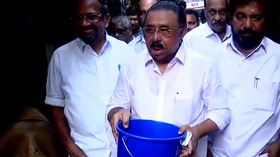X/@ANI :  Kerala Congress chief MM Hassan |