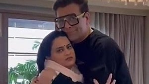 Instagram : Karan Johar and Zarna Garg