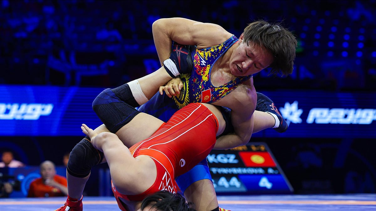 United World Wrestling : Action from Asian Wrestling Championships 2024.