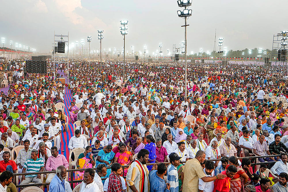 DMK-Cong rally