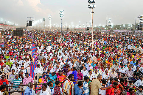 DMK-Cong rally