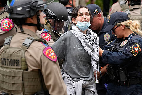 Israel Palestinians Campus Protests