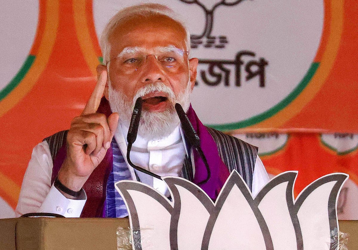 PTI : PM Modi in West Bengal's Malda