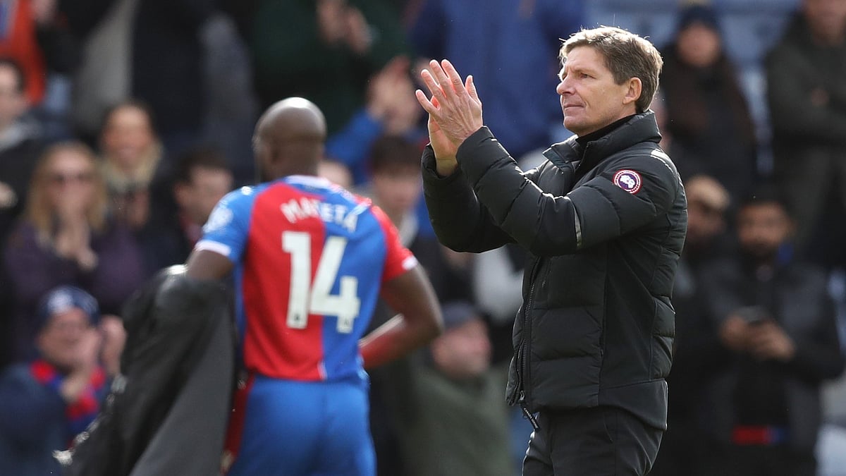 Crystal Palace manager, Oliver Glasner. - null