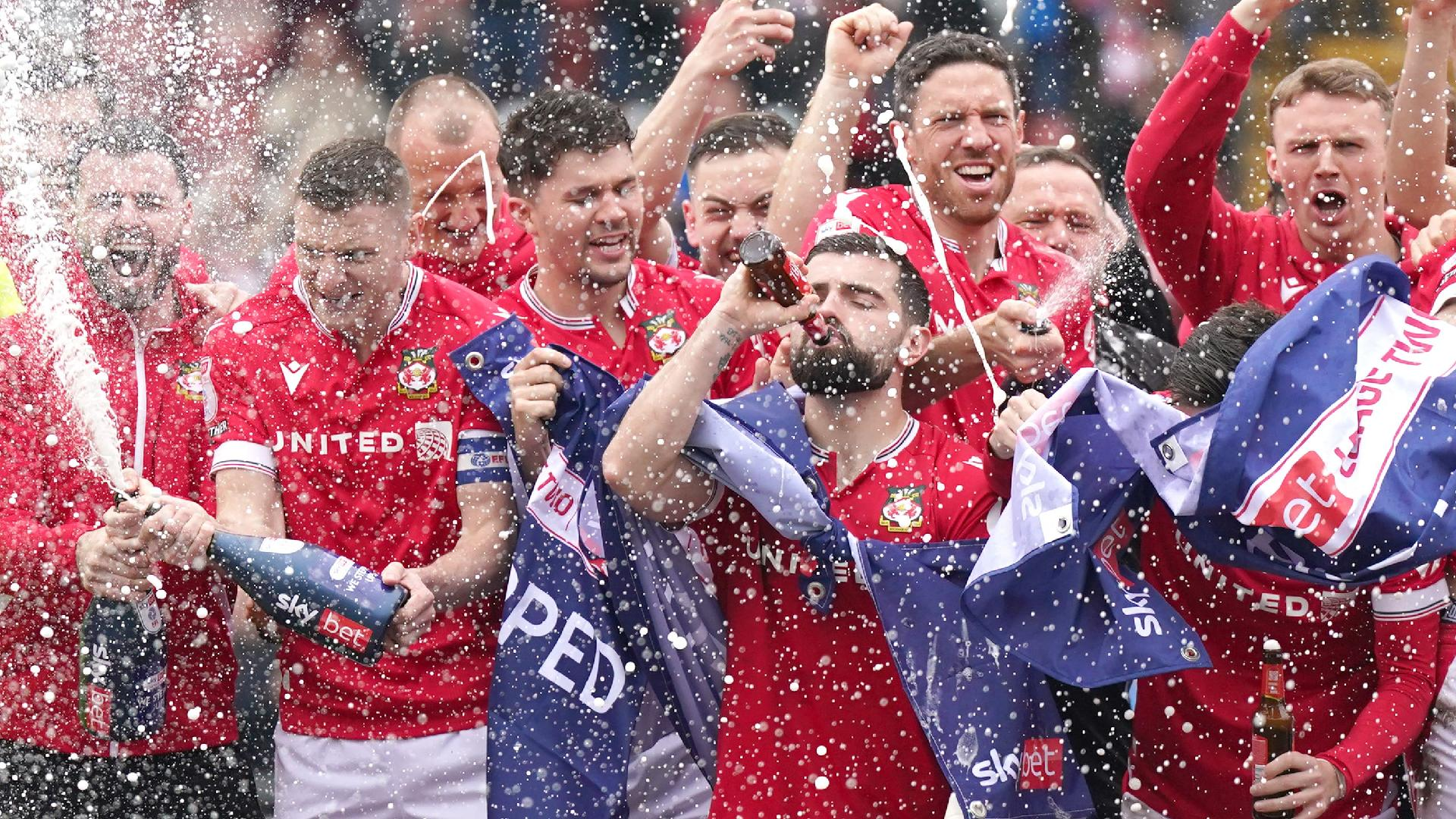 Jacob king/PA : Wrexham have secured back-to-back promotions.